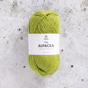 Rabatt Järbo Fin Alpaca Garn 165 Grön Kameleon