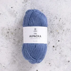 Rabatt Järbo Fin Alpaca Garn 160 Blå Skiffer