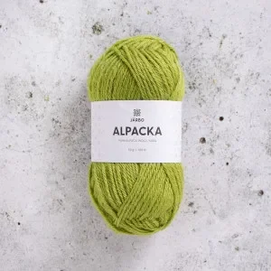 Outlet Järbo Alpaca Garn 315 Grön Kameleont