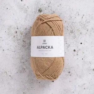 Expressleverans Järbo Alpaca Garn 301 Beige Sepia