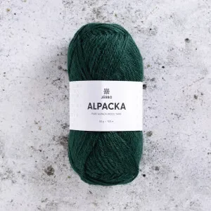 Järbo Alpaca Garn 313 Djupgrön Lägg i varukorgen