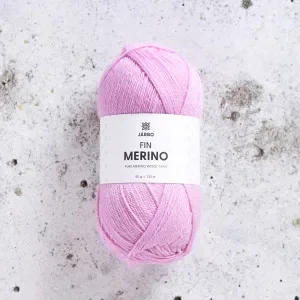 Järbo Fine Merino Garn 306 Pink Blossom Begränsat antal