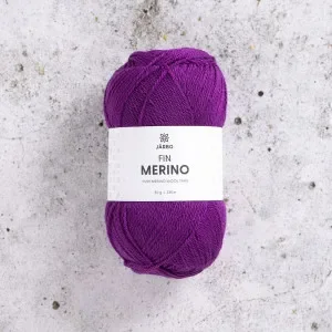 Järbo Fine Merino Garn 318 Lila Druva Erbjudande