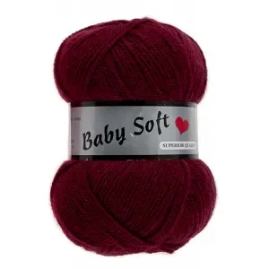 Lammy Baby Soft Garn 042 Bordeaux Outlet