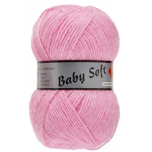 Lammy Baby Soft Garn 712 Rosa Snabb leverans