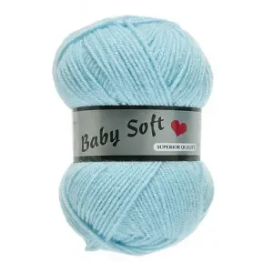 Lammy Baby Soft Garn 047 Babyblå Populärt val