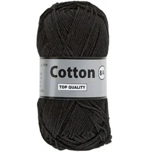 Lammy Cotton 8/4 Garn 1 Svart Fynd