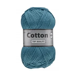Lammy Cotton 8/4 Garn 457 Mörk Turkos Extra rabatt