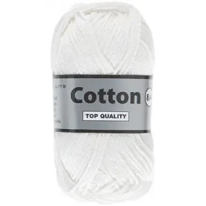 Lammy Cotton 8/4 Garn 844 Vit Nedsatt pris