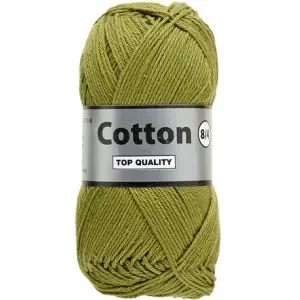 Begränsat antal Lammy Cotton 8/4 Garn 380 Armégrön