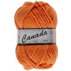 Lammy Canada Garn Unicolor 041 Orange Sista chansen
