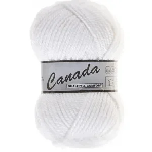 Begränsat erbjudande Lammy Canada Garn Unicolor 005 Vit