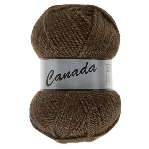 Lammy Canada Garn Unicolor 049 Mörkbrun Expressleverans