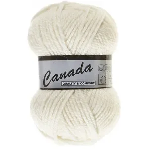 Nyhet Lammy Canada Garn Unicolor 016 Natur