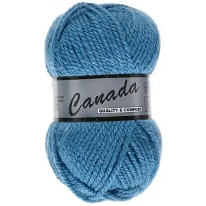 Billigare Lammy Canada Garn Unicolor 458 Blå