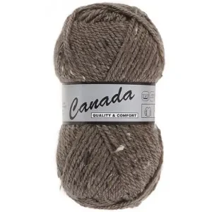 Bästa pris Lammy Canada Garn Mix 467 Mörkbrun/Natur/Brun