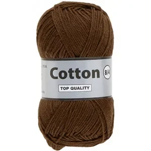 Lammy Cotton 8/4 Garn 112 Mörkbrun Endast idag