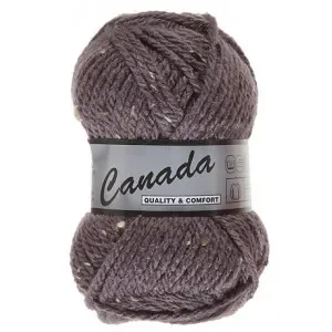 Lammy Canada Garn Mix 470 Mörklila/Natur/Brun Rabatt