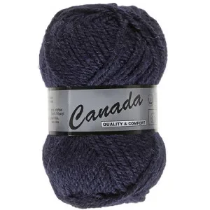 Kampanj Lammy Canada Garn Unicolor 890 Marinblå
