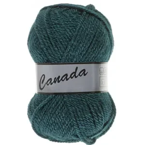 Outlet Lammy Canada Garn Unicolor 072 Petrol Grön
