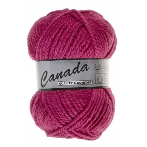 Lammy Canada Garn Unicolor 014 Mörkrosa Nedsatt pris