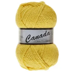 Lammy Canada Garn Unicolor 372 Gul Rabatt