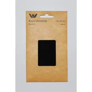 Reparationslapp Stretch Jersey Svart – 15 x 20 cm risnedsättning