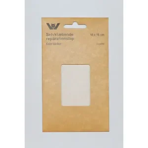 Expressleverans Reparationslapp Självhäftande konstläder Ecru 10 x 16 cm