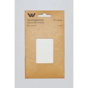 Köp nu Reparationsplåster Självhäftande konstläder Vit 10 x 16 cm