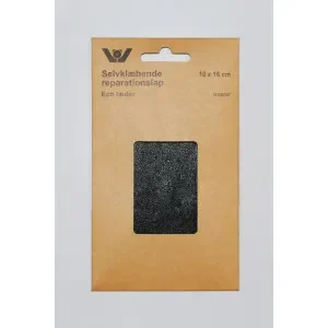 Reparationsplåster Självhäftande konstläder Svart 10 x 16 cm Begränsat erbjudande