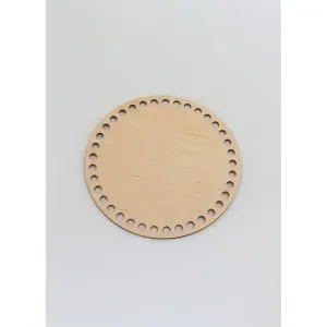 Väskbotten/Korgbotten Trä Ø22cm Erbjudande
