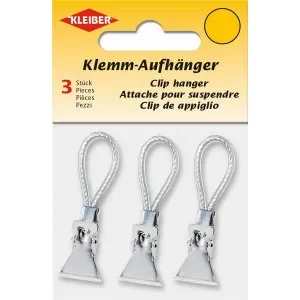 Trygg betalning Kleiber Clips Handdukshängare Vit 5x1,5cm – 3 st
