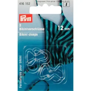 Prym Bikinispänne Plast Transparent 12mm – 2 set Billigare