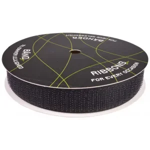Begränsad tid Balsløw Kardborreband Hane/Hook 20mm 02 Svart – 5m