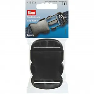 Prym Klicklås/Stickspänne Plast Svart 40mm – 1 st Lägg i varukorgen