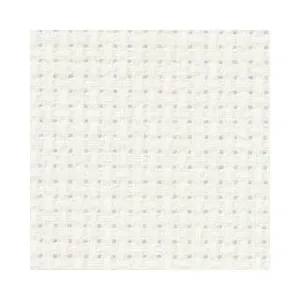 Permin Aida 5,4tr Broderityg Knäckt Vit 43x50cm Rabatter