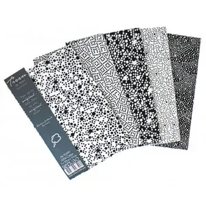 Tissu de Marie Fat Quarter Onyx 50x57cm – 5 st. Bästa pris