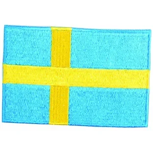 Rabatter Strykmärke Flagga Sverige 9x6cm – 1 st.