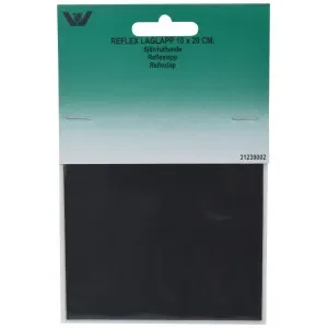 Reparationslapp Självhäftande Reflex Svart 10x20 cm – 1 st. Begränsad tid