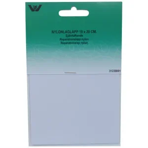 Fynd Reparationslapp Självhäftande Nylon Vit 10x20 cm – 1 st.