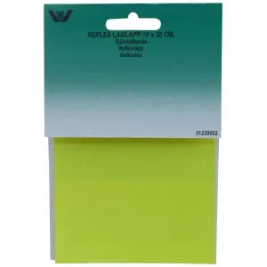 Fri frakt Reparationslapp Självhäftande Reflex Gul 10x20 cm – 1 st.
