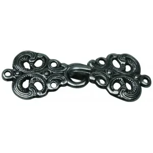 Fri frakt Hyskor / Hakar Tenn Antiksilver 55 mm – 1 par