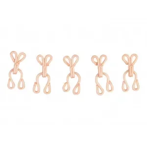 Pälshakar / Hyskor Beige 15 mm – 5 par Fynd