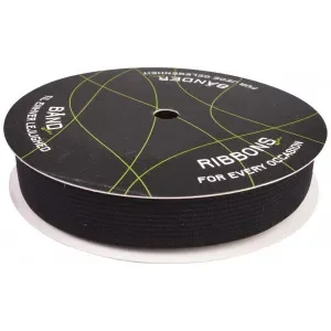 Kampanjpris Resår / Resårband 20mm Svart – 5m