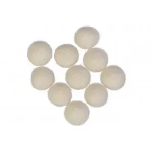Filtkulor 20mm Natur Vit W1 – 10 st Kampanj