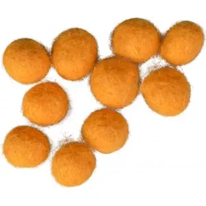 Filtkulor 10mm Senapsgul R4 – 10 st. Billig