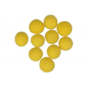 Filtkulor 20mm Gul Y1 – 10 st Begränsat erbjudande