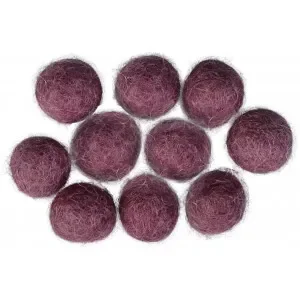 Filtkulor 10mm Plommonlila V5 – 10 st. Köp online