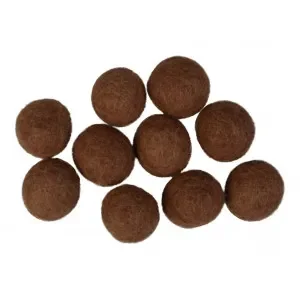 Fynd Filtkulor 20mm Brun BN1 – 10 st.