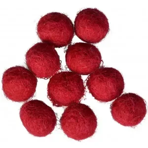 Populär Filtkulor 10mm Mörk Rosa R2 – 10 st